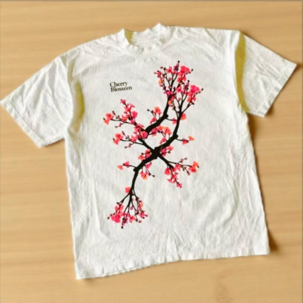 White Cherry Blossom Shirt